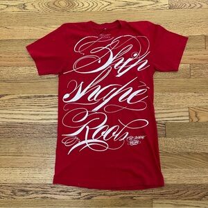 Y2K Red & White Ship Shape Roolz Band Shirt